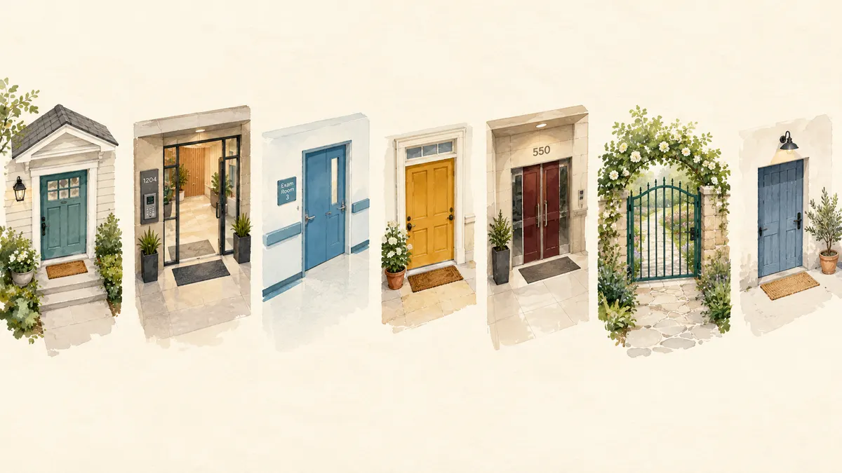 Comparison chart of 7 senior living options with costs and care levels